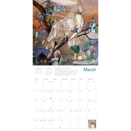 Flame Tree Tiffany Kalender 2027
