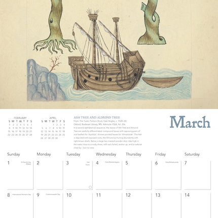 Flame Tree Tudor Botanicals Kalender 2026