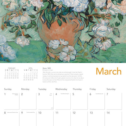 Flame Tree Vincent van Gogh Blooms Kalender 2026