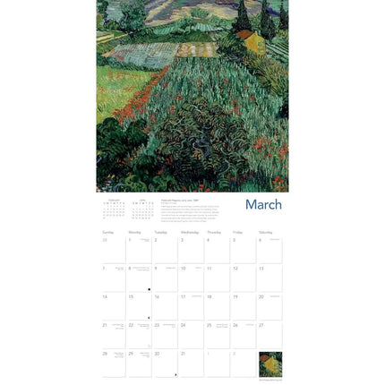 Flame Tree Vincent van Gogh Blooms Kalender 2027