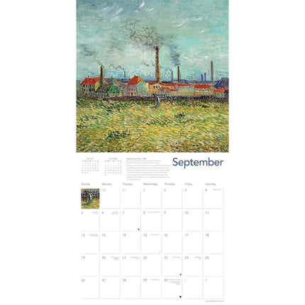 Flame Tree Vincent van Gogh Landscapes Kalender 2027