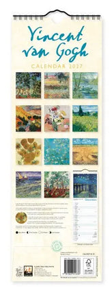 Flame Tree Vincent van Gogh Slimline Kalender 2027