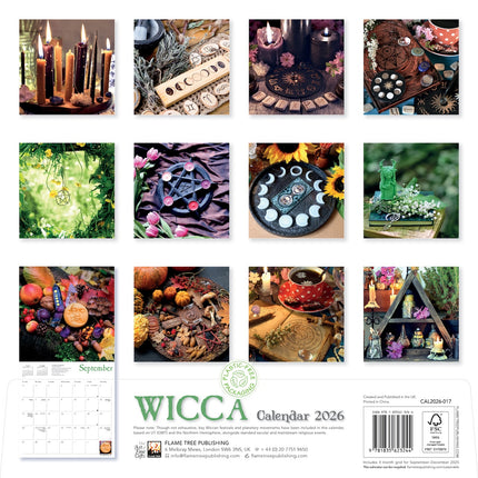 Flame Tree Wicca Kalender 2027
