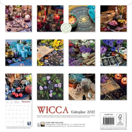 Flame Tree Wicca Kalender 2027