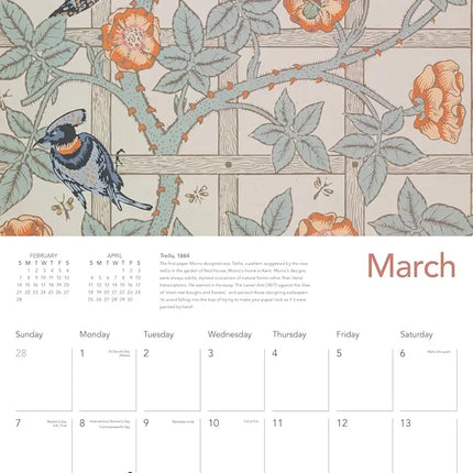 Flame Tree William Morris Gallery Kalender 2027