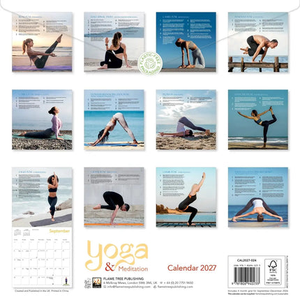 Flame Tree Yoga and Meditation Kalender 2027
