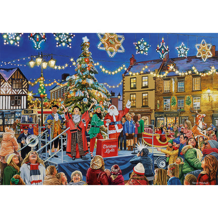 Gibsons A Christmas to Remember Puzzel 4x 500 Stukjes