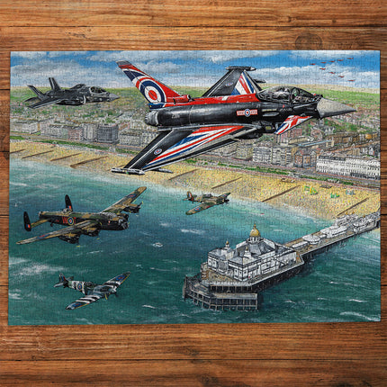 Gibsons Airshow Over Eastbourne Puzzel 500 Stukjes