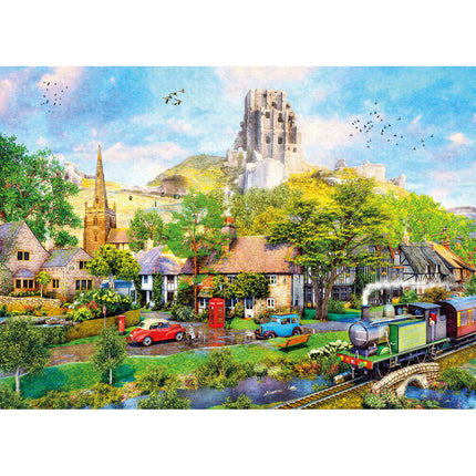 Gibsons Below Corfe Castle Puzzel 1000 Stukjes