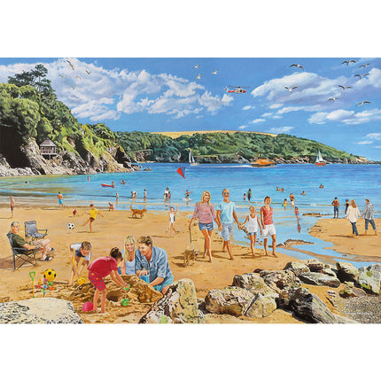 Gibsons Beside the Seaside Puzzel 4x 500 Stukjes