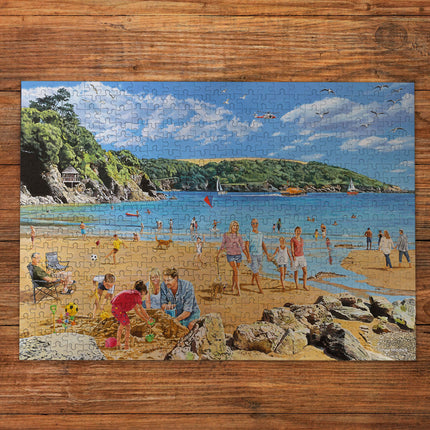Gibsons Beside the Seaside Puzzel 4x 500 Stukjes