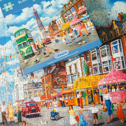Gibsons Blackpool Promenade Puzzel 1000 Stukjes