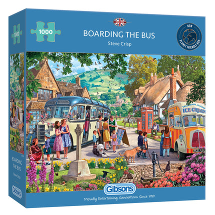 Gibsons Boarding the Bus Puzzel 1000 Stukjes