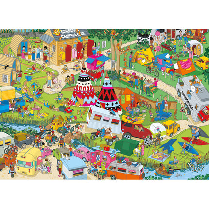 Gibsons Campsite Capers Puzzel 1000 Stukjes