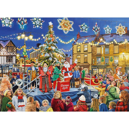 Gibsons Christmas Switch On Puzzel 100XXL Stukjes