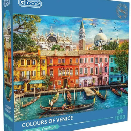 Gibsons Colours of Venice Puzzel 1000 Stukjes