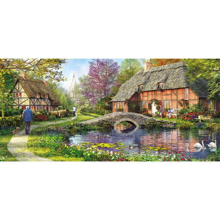 Gibsons Cottage by the Brook Puzzel 636 Stukjes