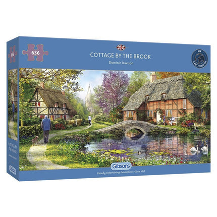 Gibsons Cottage by the Brook Puzzel 636 Stukjes