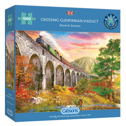 Gibsons Crossing Glenfinnan Viaduct Puzzel 1000 Stukjes