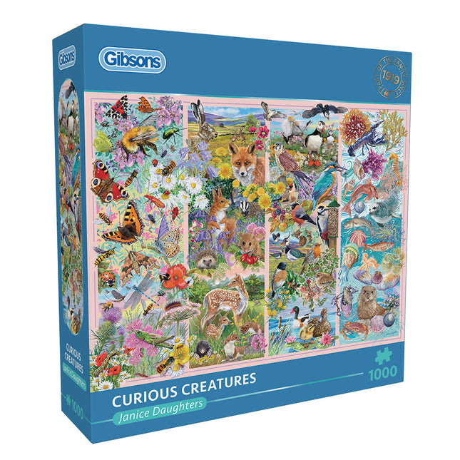 Gibsons Curious Creatures Puzzel 1000 Stukjes