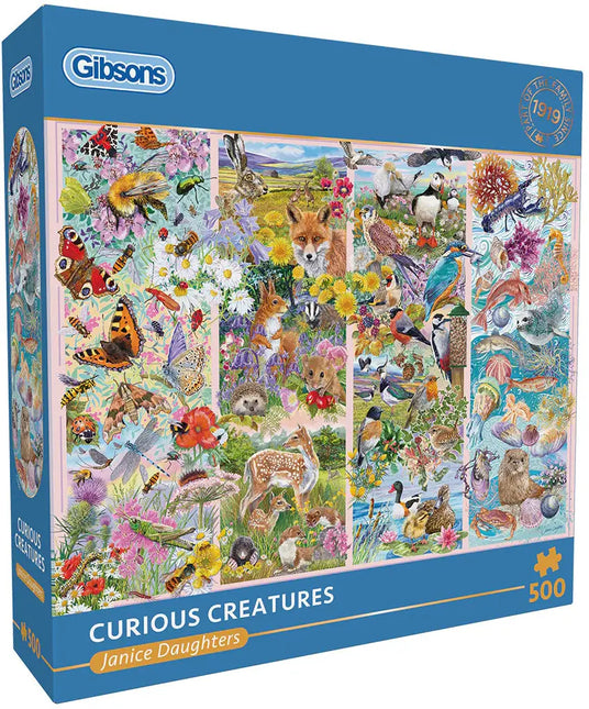 Gibsons Curious Creatures Puzzel 500 Stukjes
