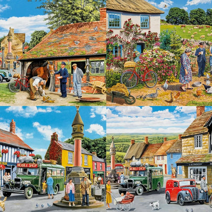 Gibsons Daily Deliveries Puzzel 4x 500 Stukjes
