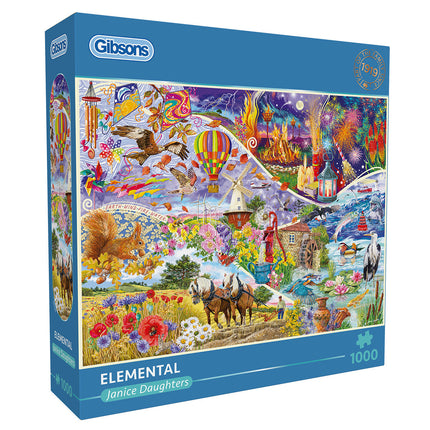 Gibsons Elemental Puzzel 1000 Stukjes