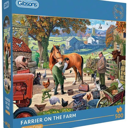Gibsons Farrier on the Farm Puzzel 500 Stukjes