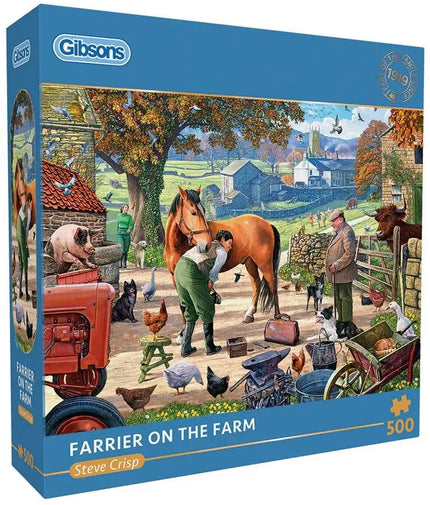 Gibsons Farrier on the Farm Puzzel 500 Stukjes