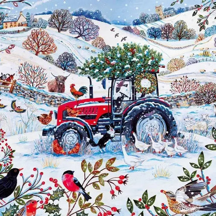 Gibsons Festive Farm Puzzel 1000 Stukjes
