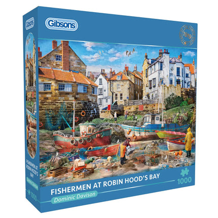Gibsons Fishermen at Robin Hood's Bay Puzzel 1000 Stukjes