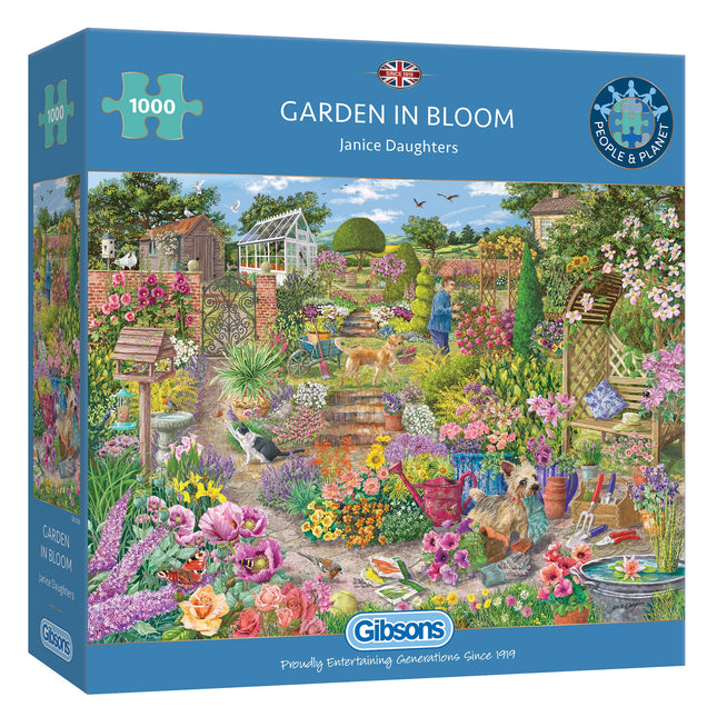 Gibsons Garden in Bloom Puzzel 1000 Stukjes