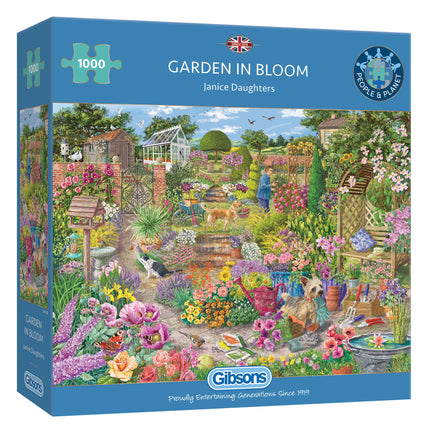 Gibsons Garden in Bloom Puzzel 1000 Stukjes