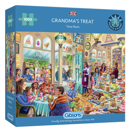 Gibsons Grandma's Treat Puzzel 1000 Stukjes
