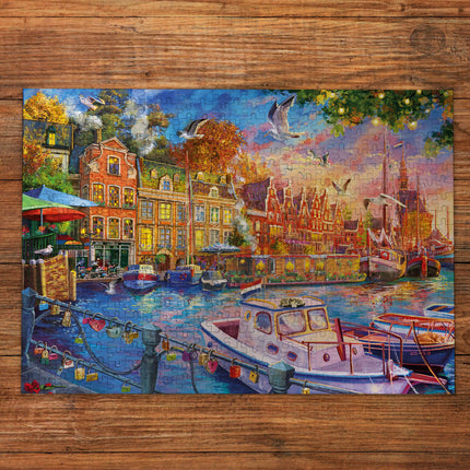Gibsons Harbour Reflections Puzzel 500 Stukjes