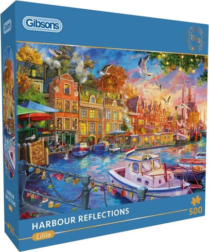 Gibsons Harbour Reflections Puzzel 500 Stukjes