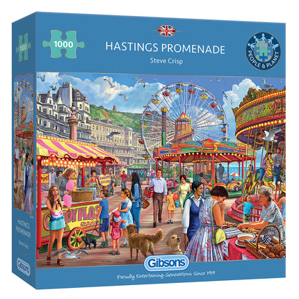 Gibsons Hastings Promenade Puzzel 1000 Stukjes