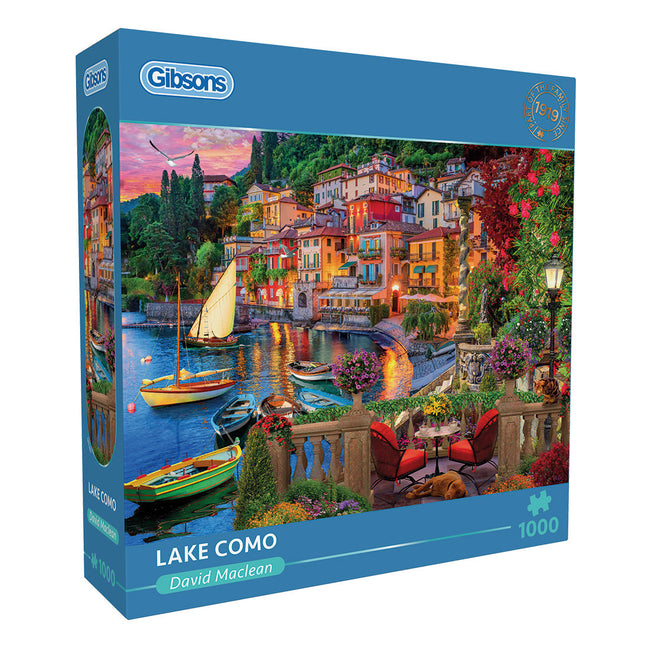 Gibsons Lake Como Puzzel 1000 Stukjes
