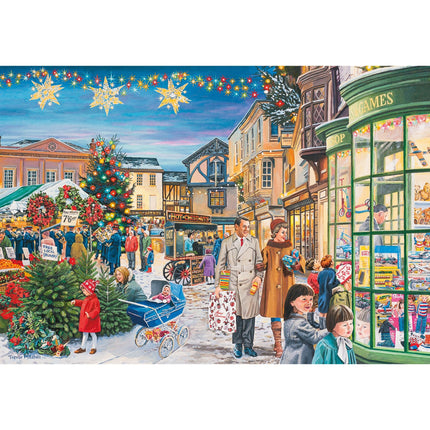 Gibsons Magic of Christmas Puzzel 4x 500 Stukjes
