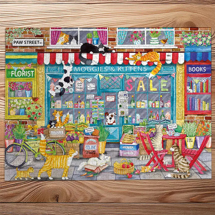 Gibsons Moggies & Kittens Puzzel 1000 Stukjes