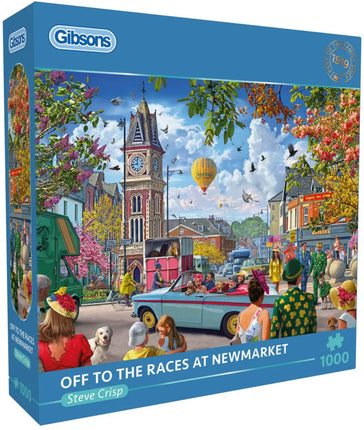 Gibsons Off to the Races at Newmarket Puzzel 1000 Stukjes