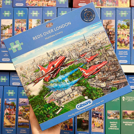 Gibsons Reds Over London Puzzel 1000 Stukjes