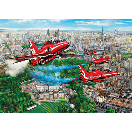 Gibsons Reds Over London Puzzel 1000 Stukjes