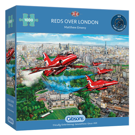 Gibsons Reds Over London Puzzel 1000 Stukjes