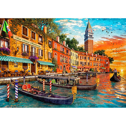 Gibsons San Marco Sunset Puzzel 1000 Stukjes