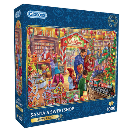 Gibsons Santa's Sweetshop Puzzel 1000 Stukjes