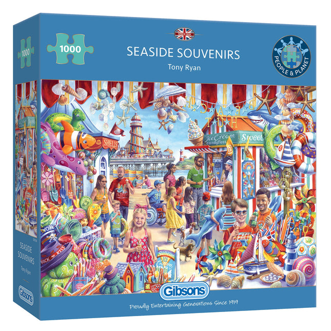 Gibsons Seaside Souvenirs Puzzel 1000 Stukjes