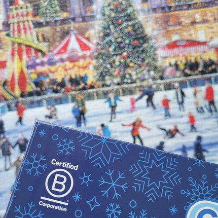 Gibsons Skating at Somerset House Puzzel 1000 Stukjes