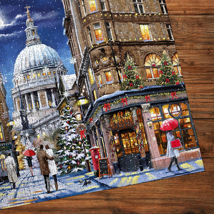 Gibsons St Paul’s at Christmas Puzzel 1000 Stukjes