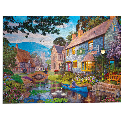 Gibsons Tea on the River Puzzel 1000 Stukjes
